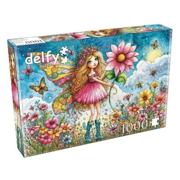 Puzzle Delfy 1000 piese - Grădina șoaptelor trandafirii (DE-25003)