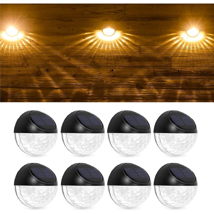 Set 2 Lampi Solare Decorative pentru Gradina, IP65, Waterproof, 3.3x4.9ft