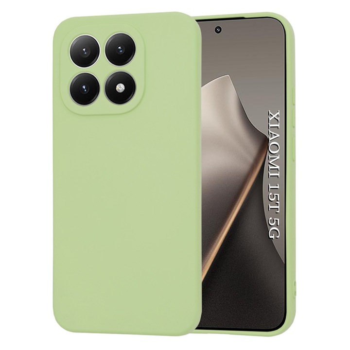 Husa telefon SoftFlex Xiaomi 15T Matcha Verde