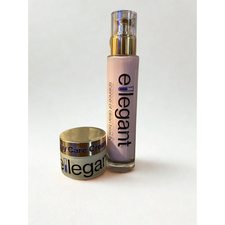 Set Ellegant crema multifunctionala cu peptide 50 ml si lotiune corp 100 ml