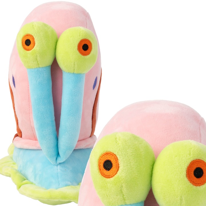 СпонджБоб Квадратни гащи охлюв домашен любимец 24 см плюш