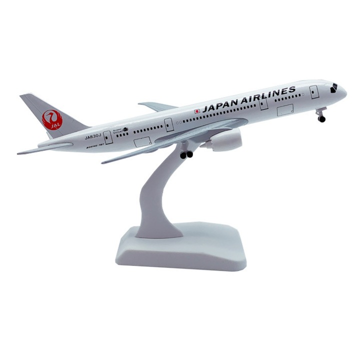 Aeromakett, statikus modell, 787 Japán, felnőtteknek, repülős ajándék