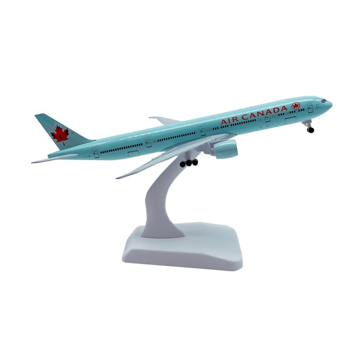 Aeromacheta, model avion 777 Canada, turcoaz
