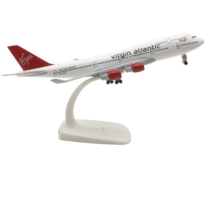 Aeromacheta 747 Virgin Atlantic, statikus modell,
