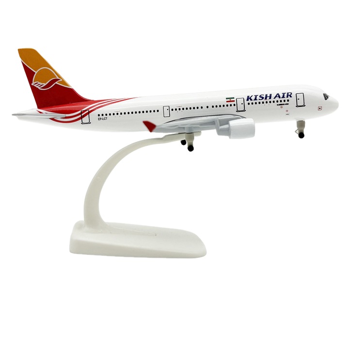Aeromachete Avion, Model Static, Cadou pentru Colectionari, Steagul Singapore, 380