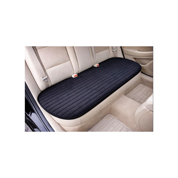 Husă banchetă spate Smart, protecție universală, neagră, 138x50cm, 1 piesă