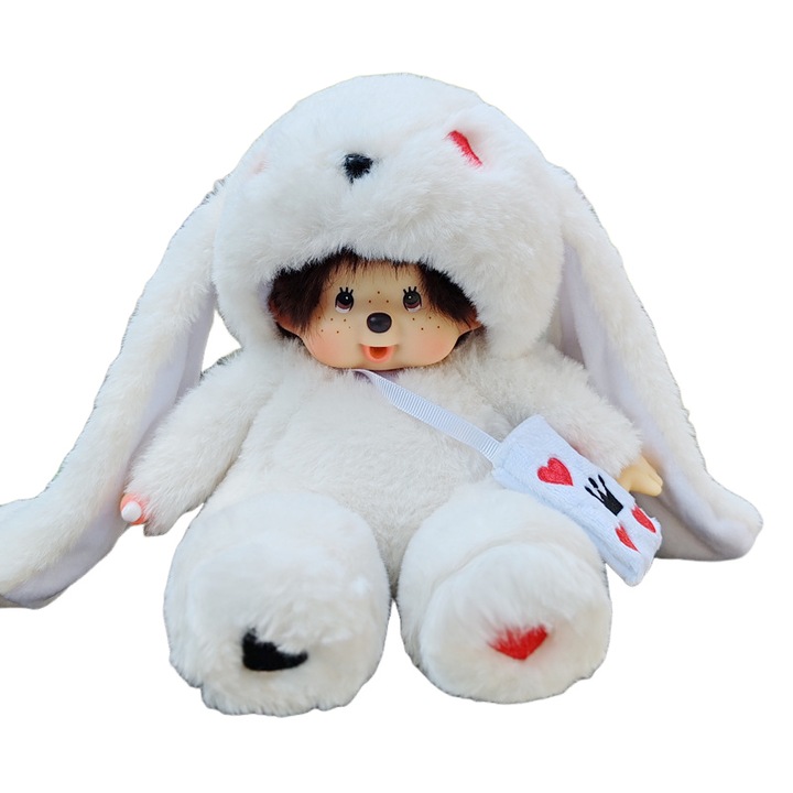 Jucarie de plus, iepure cu urechi lungi, 20cm