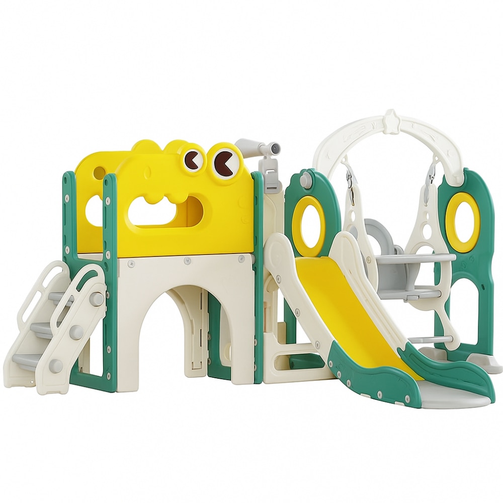 Spatiu de joaca pentru copii Nichiduta Garden green/white, de
