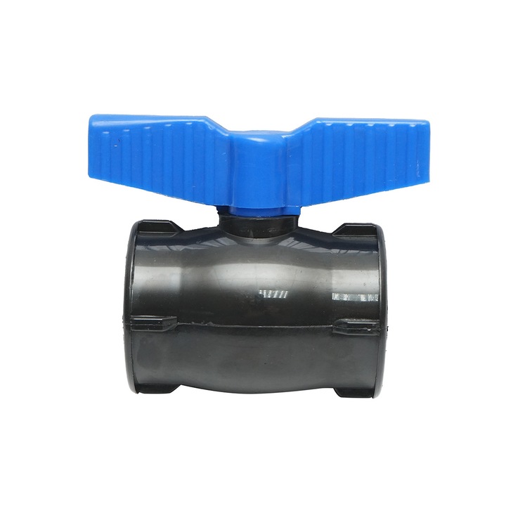 Robinet mufa cu bila egal, filet interior 2x2 tol, PN10 pentru sisteme de irigatii