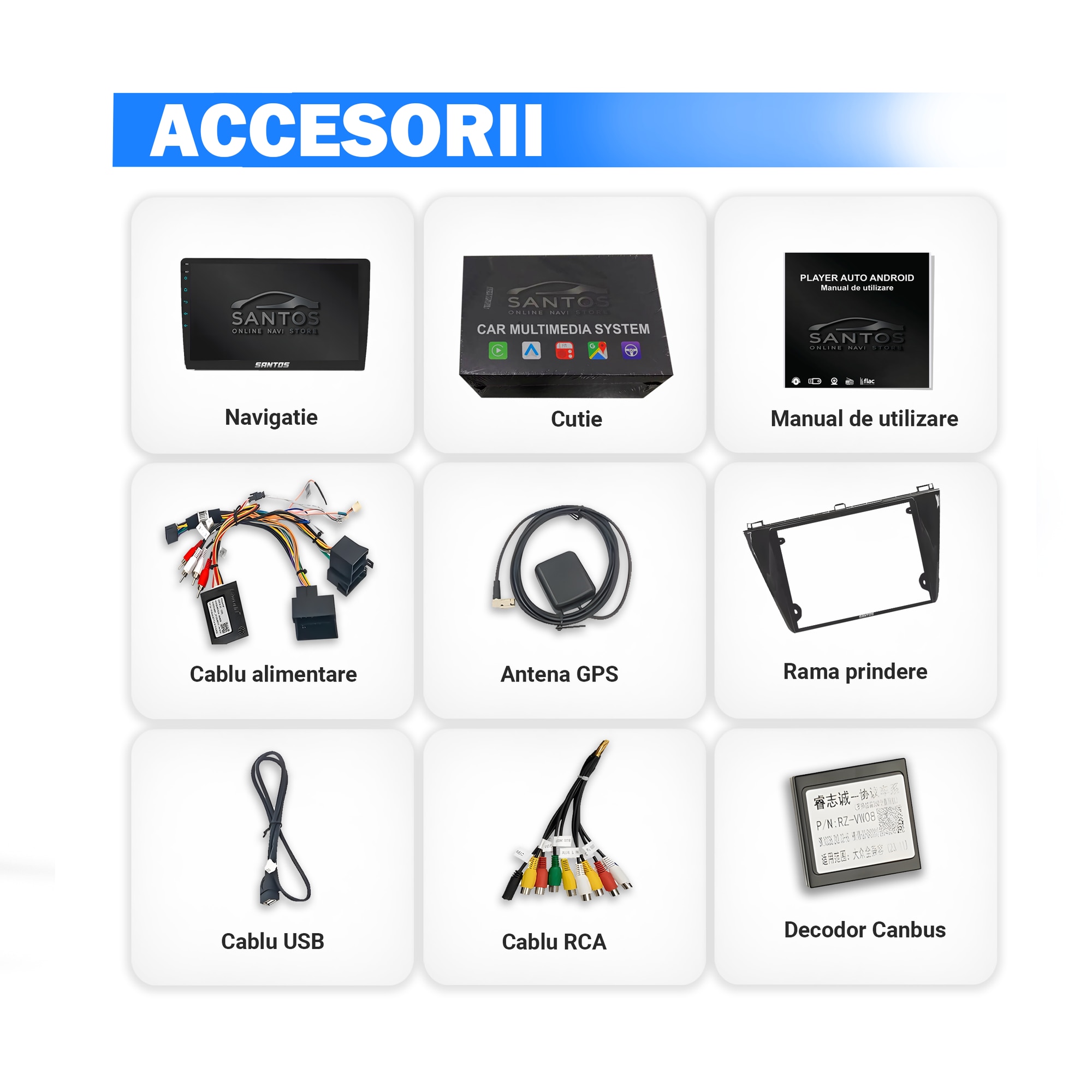 Navigatie VW Tiguan 2016-2020, Android 13, 10 inch QLED, Octa Core 6GB RAM 128GB, Wireless CarPlay Android Auto, Slot Sim 4G, GPS, Waze [1]