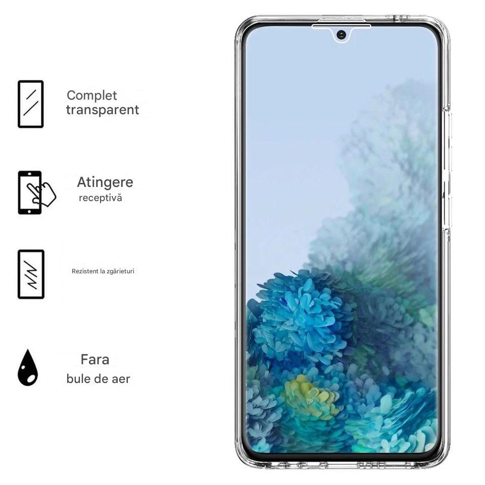 Husa 360 grade (Fata + Spate) pentru Samsung A13 4G / A13 5G / A04S Transparent