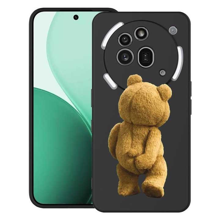 Ултратънък TPU калъф за Nothing Phone (3a) Pro, дизайн Мече, противоплъзгащ, 0.8мм