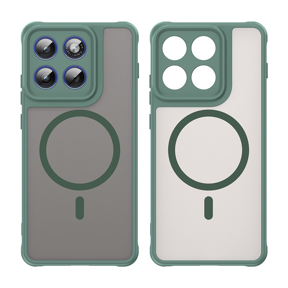 Husa pentru Motorola Edge 70 Daden® HaloFrost II, MagSafe, Antisoc, Incarcare wireless, Calitate Premium, Verde