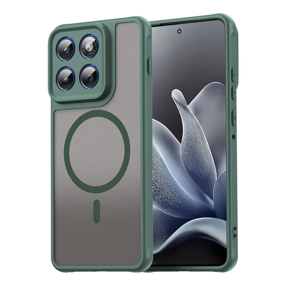 Husa pentru Motorola Edge 70 Daden® HaloFrost II, MagSafe, Antisoc, Incarcare wireless, Calitate Premium, Verde
