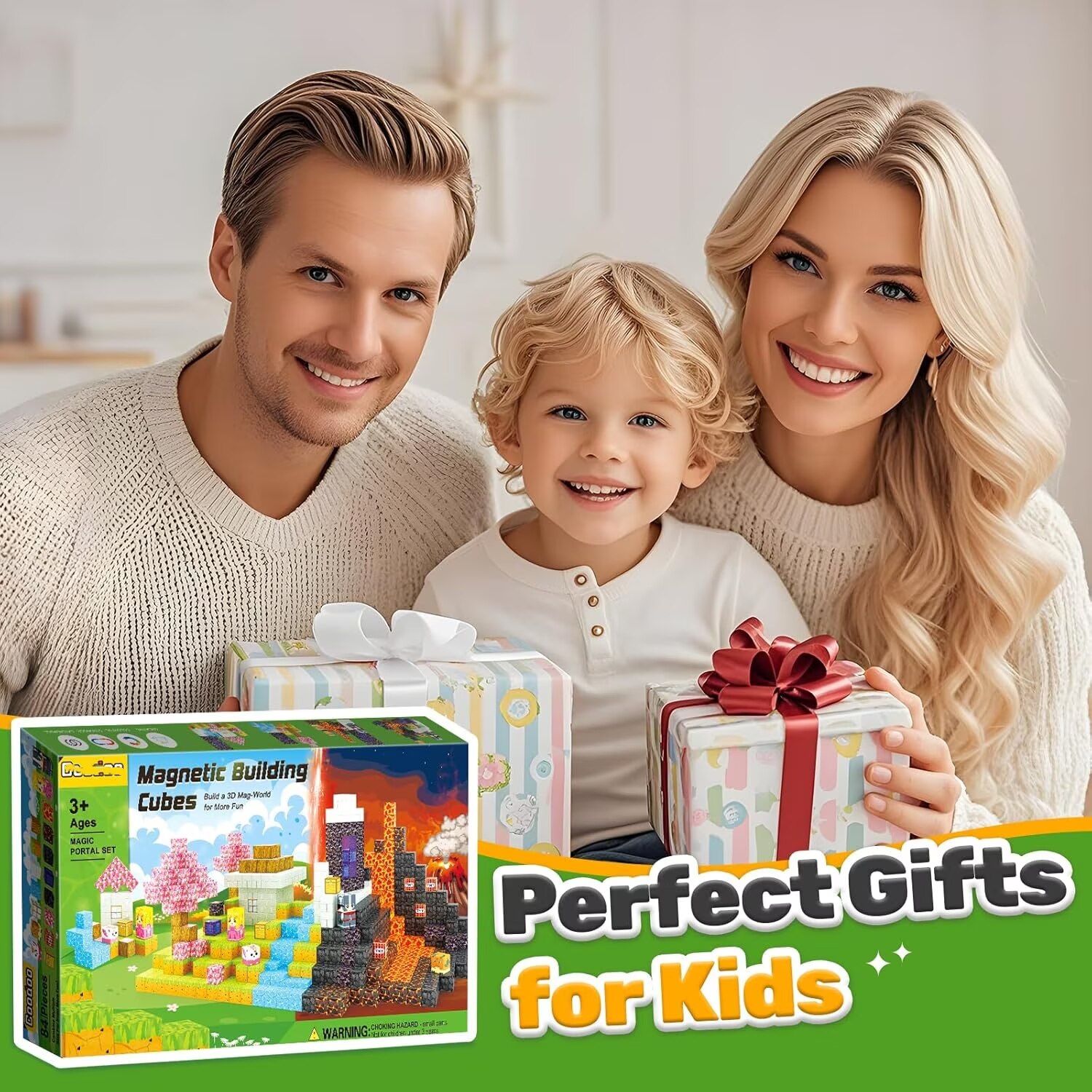 Set Cuburi Magnetice Minecraft, Set de Constructie Build Mine Magnet ...