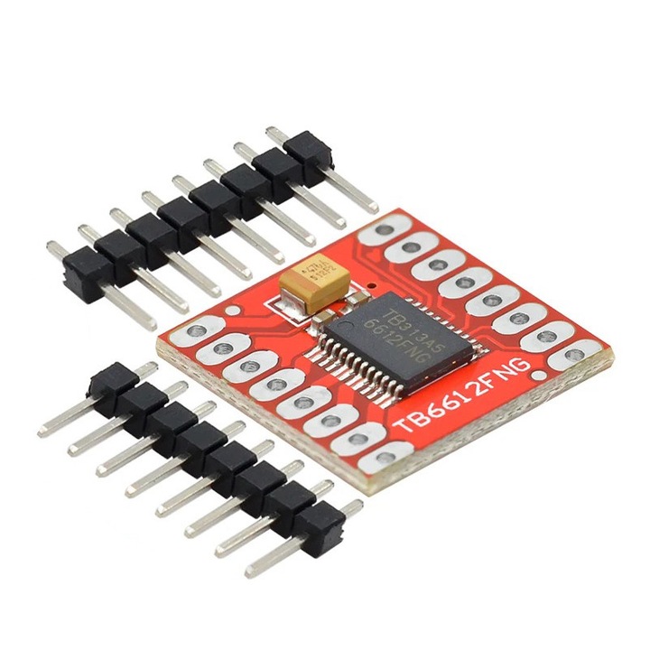 Driver motor TB6612FNG, punte H dubla, control PWM 1.2A