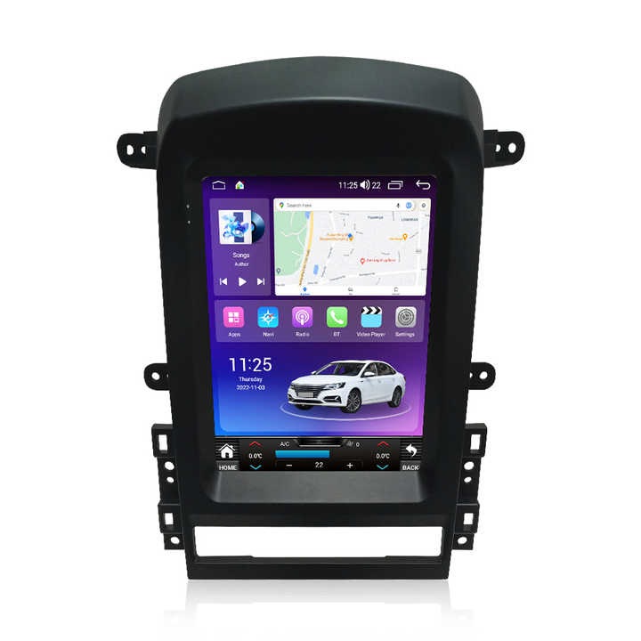 Navigatie dedicata Chevrolet Captiva 2008-2011, Tesla Style, 8GB RAM 128GB ROM, Octacore, Android 14, Display QLED 9.7”, Suporta camera 360º, DSP, Carplay&Android Auto, SIM 4G, Ventilator Activ