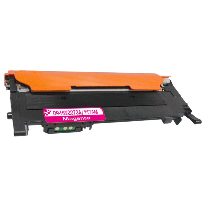 Cartus toner ORINK compatibil HP W2073A, HP-117A, cu cip, magenta, 700 pagini, pentru HP Color LaserJet 150a, 150nw, MFP 178nw, MFP 179fnw