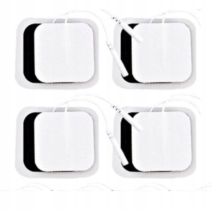 Set 4 Electrozi pentru TENS/EMS, 5x5cm, reutilizabili, bio-compatibili