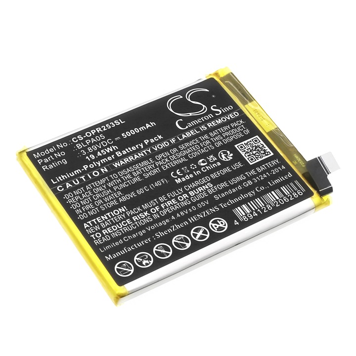 Baterie TECHTEK CS-OPR253SL Li-Polymer 5000mAh