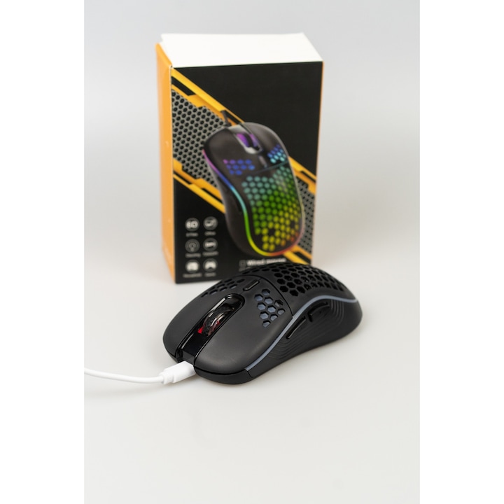 Mouse gaming wireless, RGB – 400 mAh