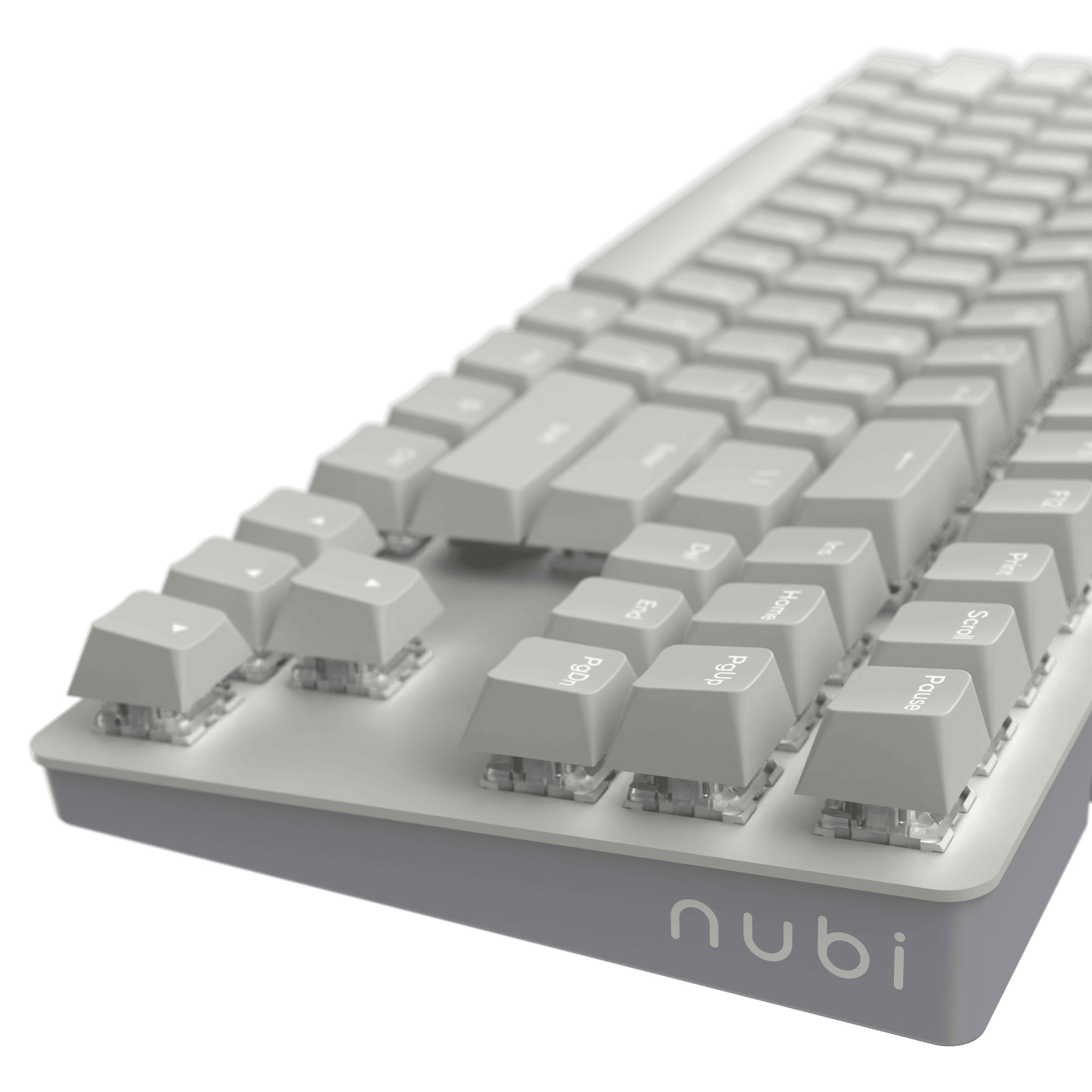Tastatura Mecanica Gaming Nubi NK87 Alb ANSI US - eMAG.ro