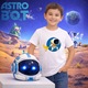 Tricou Astro Bot personaj cu steag stil animat. Copii, 100% Bumbac, Cri-Flo, Culoare Alb, Marime 5-6 ani, 122 CM