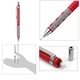 Creion Mecanic 0.7mm cu Mecanism Click si Grip Ergonomic pentru Desen Tehnic, Scris si Schitare, Rotring Tikky 3 Rosu