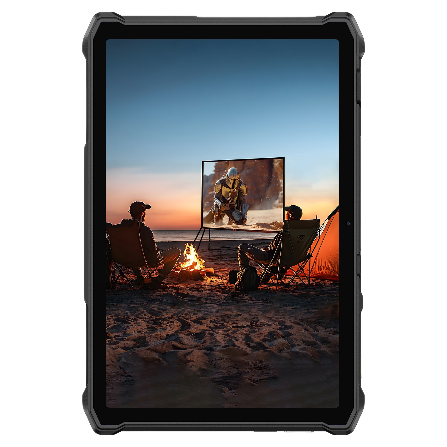 Tableta Ulefone Armor Pad 5 Ultra Projector, Dual SIM, 5G, Wi-Fi, 11" 90Hz IPS, 32GB RAM, 512GB, Camera 64+64MP / 32MP, Proiector Video, Lanterna SOS 2000 lm, Stereo, GPS, NFC, 24200mAh, Android 15