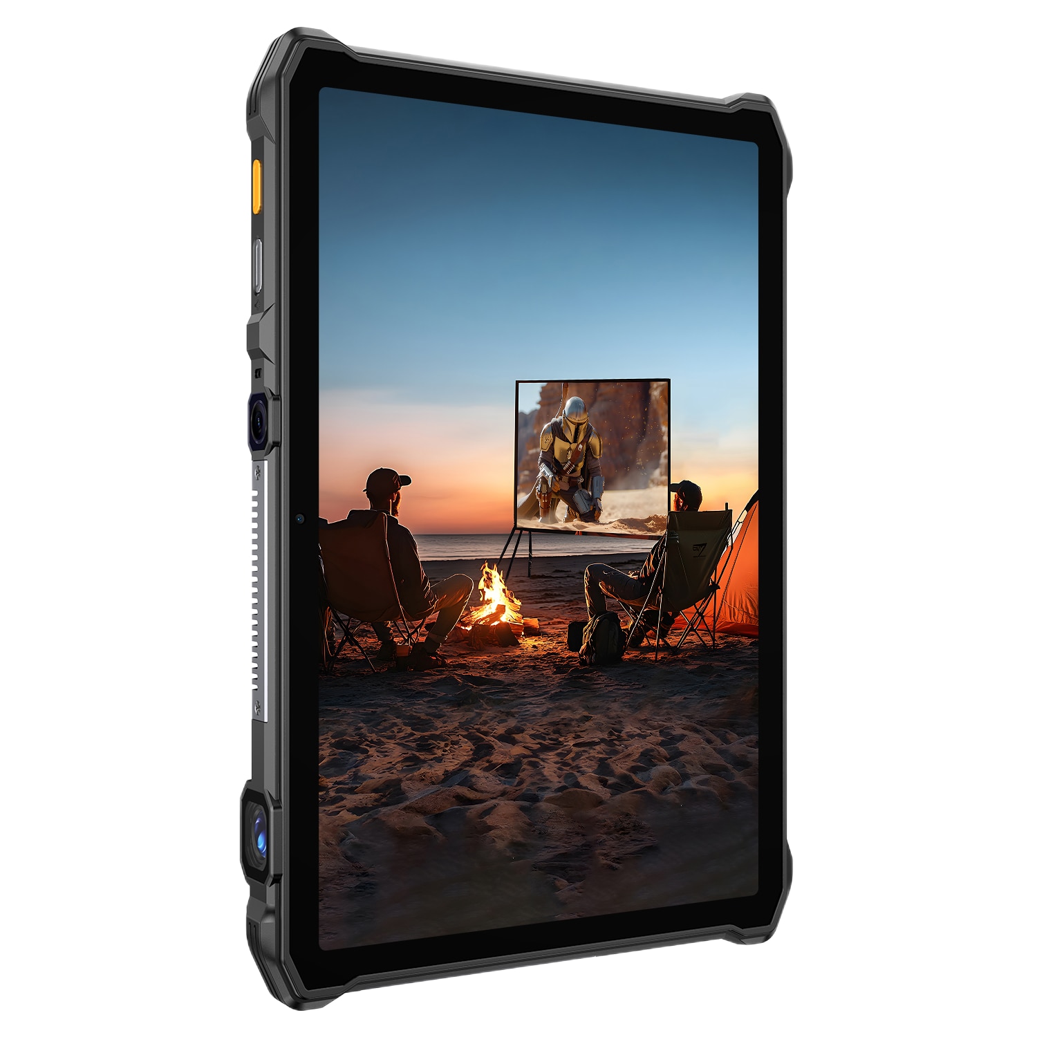 Tableta Ulefone Armor Pad 5 Ultra Projector, Dual SIM, 5G, Wi-Fi, 11" 90Hz IPS, 32GB RAM, 512GB, Camera 64+64MP / 32MP, Proiector Video, Lanterna SOS 2000 lm, Stereo, GPS, NFC, 24200mAh, Android 15