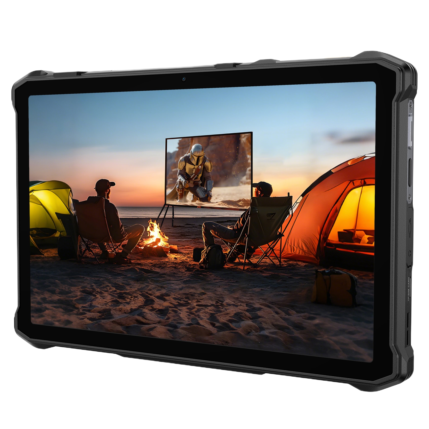 Tableta Ulefone Armor Pad 5 Ultra Projector, Dual SIM, 5G, Wi-Fi, 11" 90Hz IPS, 32GB RAM, 512GB, Camera 64+64MP / 32MP, Proiector Video, Lanterna SOS 2000 lm, Stereo, GPS, NFC, 24200mAh, Android 15