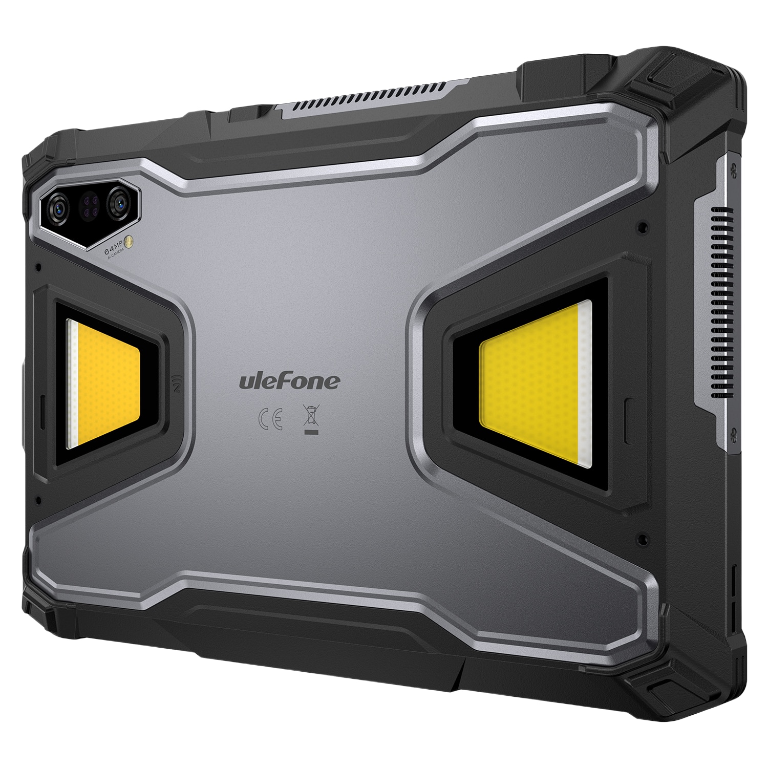 Tableta Ulefone Armor Pad 5 Ultra Projector, Dual SIM, 5G, Wi-Fi, 11" 90Hz IPS, 32GB RAM, 512GB, Camera 64+64MP / 32MP, Proiector Video, Lanterna SOS 2000 lm, Stereo, GPS, NFC, 24200mAh, Android 15