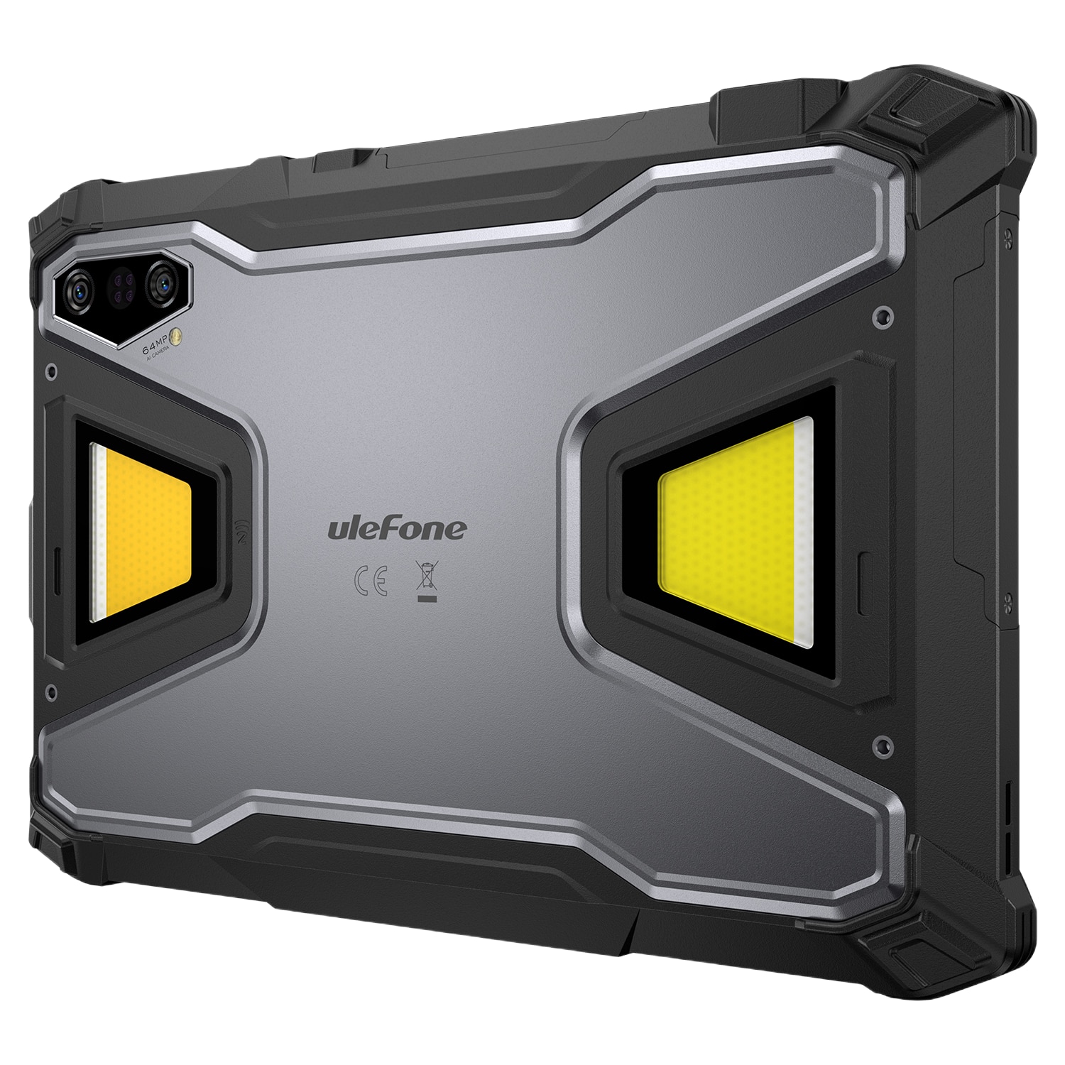 Tableta Ulefone Armor Pad 5 Pro, Dual SIM, 5G, Wi-Fi, 11" 90Hz IPS, 32GB RAM, 512GB, Camera 64+64MP / 32MP, Lanterna SOS 2000 lm, Stereo, GPS, NFC, 24200mAh, Android 15