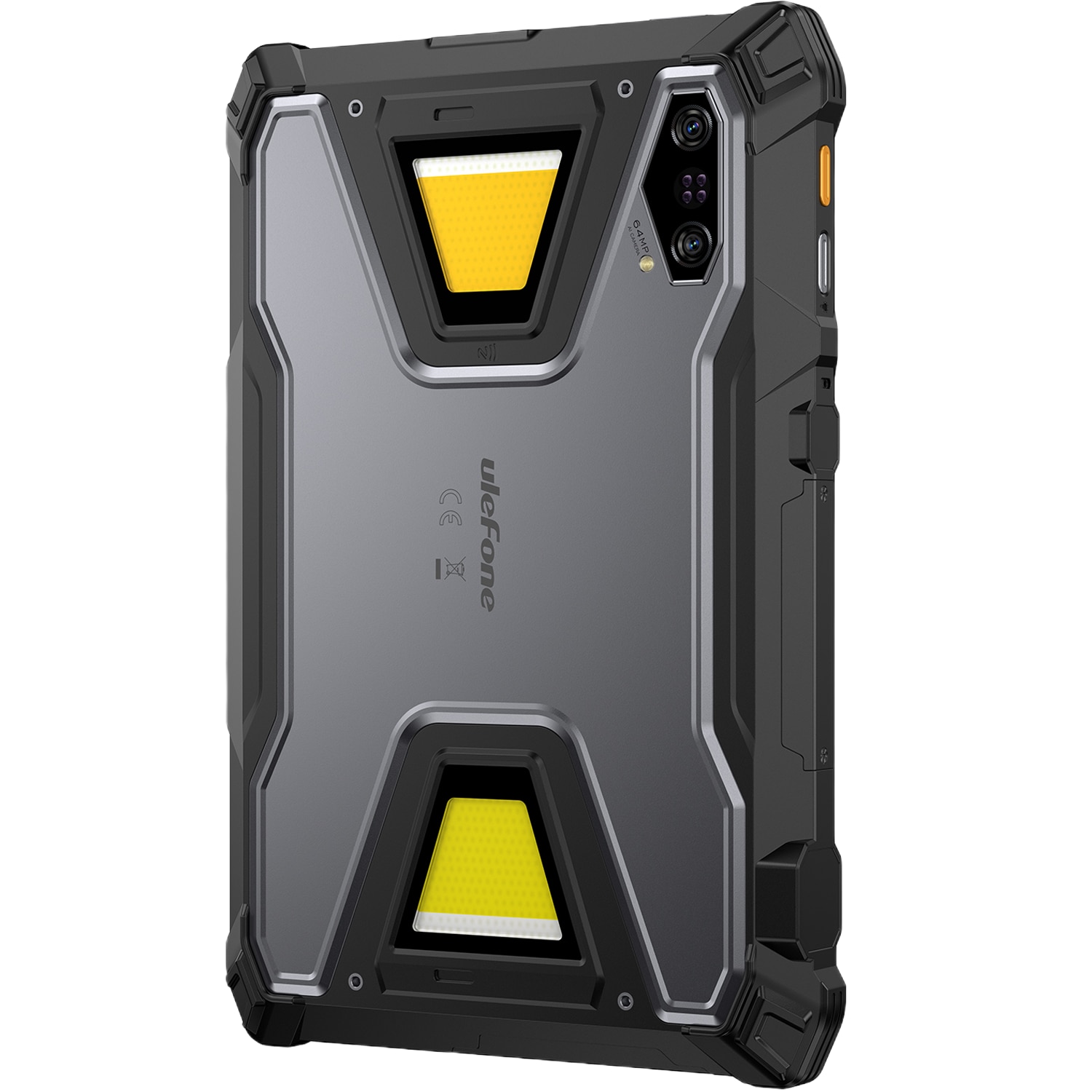 Tableta Ulefone Armor Pad 5 Pro, Dual SIM, 5G, Wi-Fi, 11" 90Hz IPS, 32GB RAM, 512GB, Camera 64+64MP / 32MP, Lanterna SOS 2000 lm, Stereo, GPS, NFC, 24200mAh, Android 15