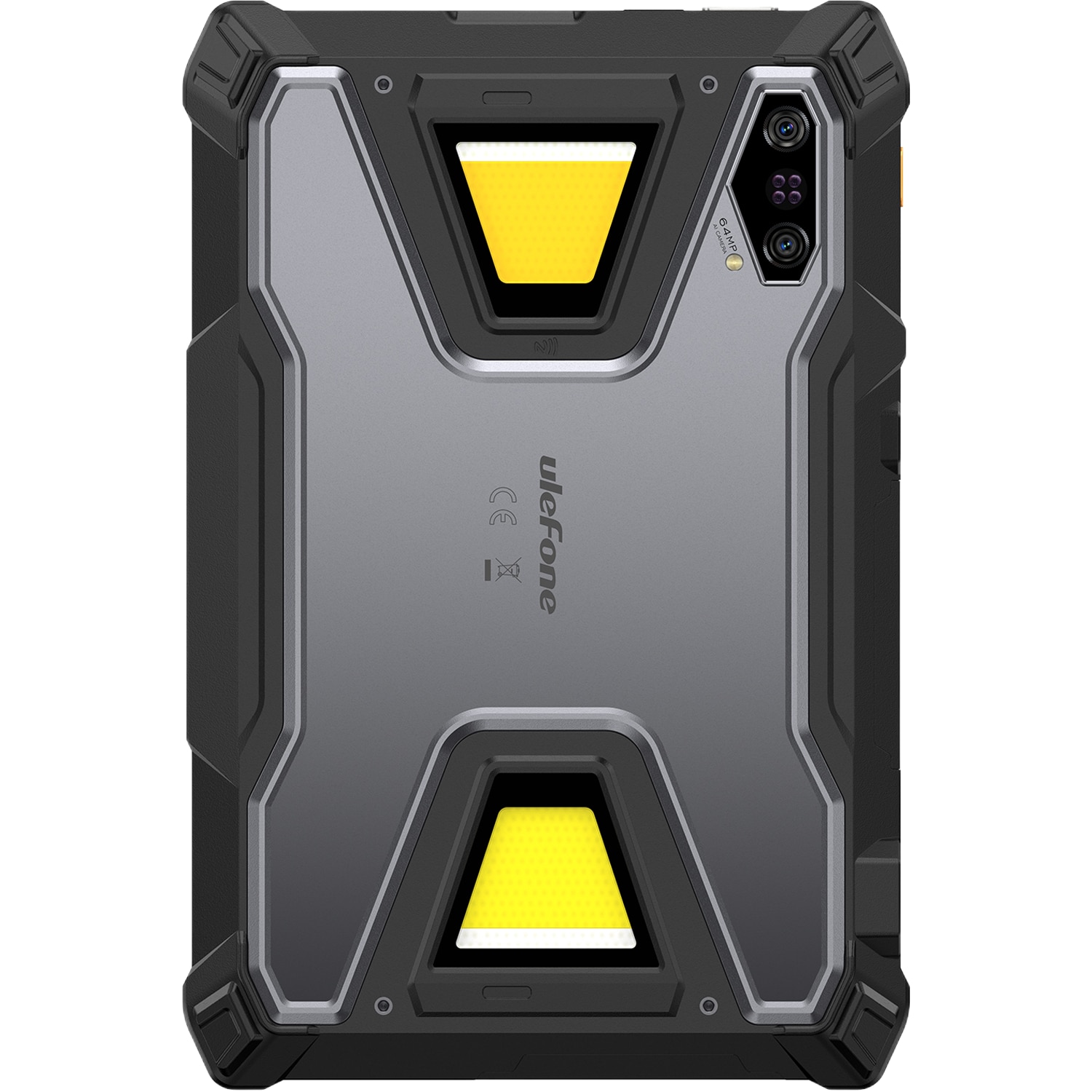 Tableta Ulefone Armor Pad 5 Pro, Dual SIM, 5G, Wi-Fi, 11" 90Hz IPS, 32GB RAM, 512GB, Camera 64+64MP / 32MP, Lanterna SOS 2000 lm, Stereo, GPS, NFC, 24200mAh, Android 15