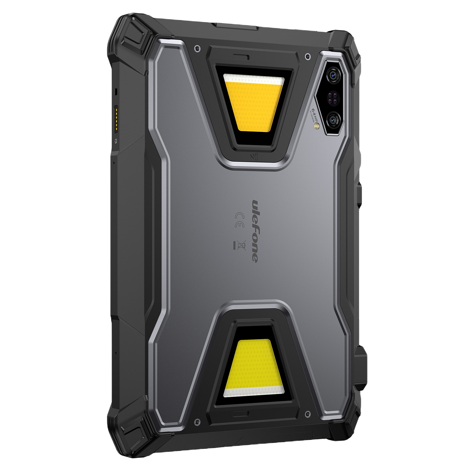 Tableta Ulefone Armor Pad 5 Pro, Dual SIM, 5G, Wi-Fi, 11" 90Hz IPS, 32GB RAM, 512GB, Camera 64+64MP / 32MP, Lanterna SOS 2000 lm, Stereo, GPS, NFC, 24200mAh, Android 15