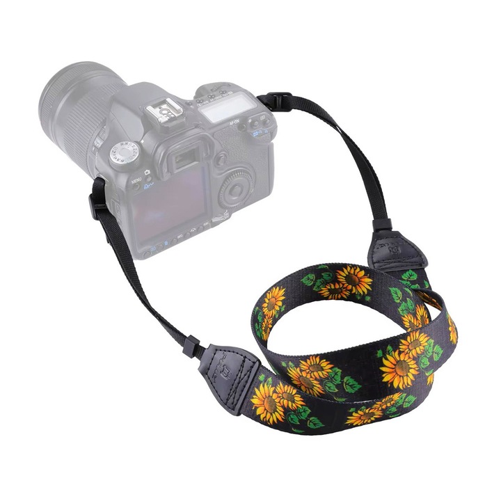 Curea de Umăr PULUZ pentru Cameră Foto, Reglabilă, Design Modern, Multicolor, Universala