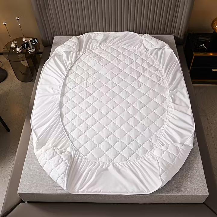 Топ матрак Хипоалергенен калъф, кръгъл 220x220см, с ластик