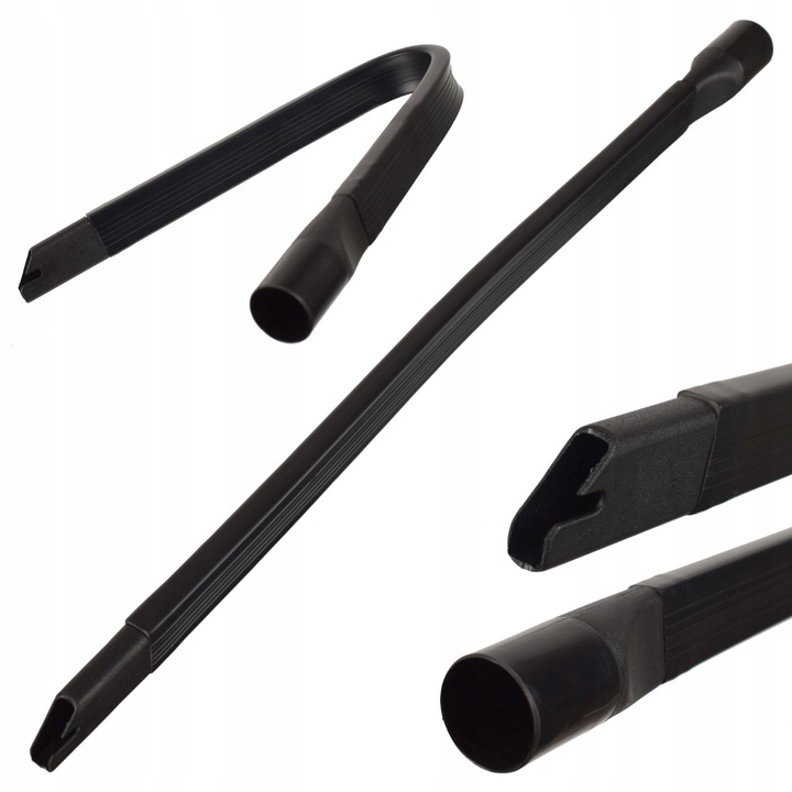 Duza flexibila aspirator pentru spatii inguste, tip Flexi 59 cm, compatibila Zelmer Cobra, Jupiter, Elf, Magnat, Neagra