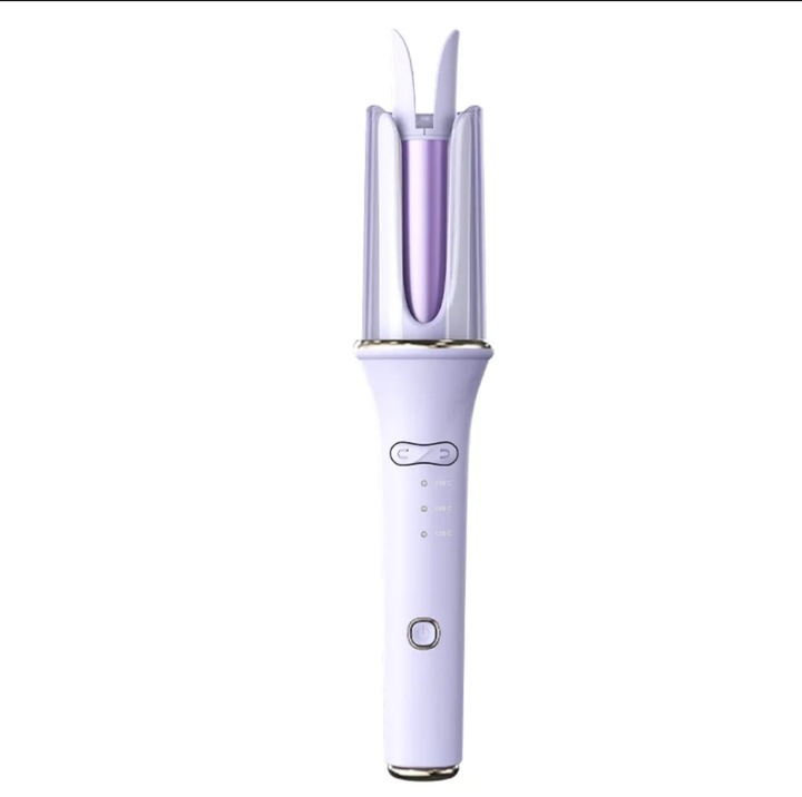 Automatikus kerámia hajgöndörítő, hőmérséklet-szabályozás, tökéletes fürtök