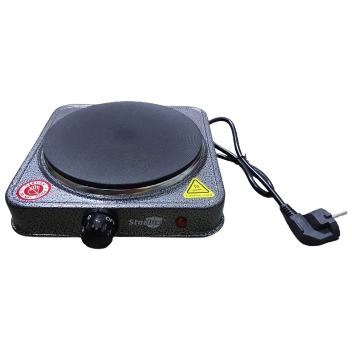 Plita electrica cu 1 ochi, 50/60 HZ, 1500 W, 220-240 V, 21 x 21 cm