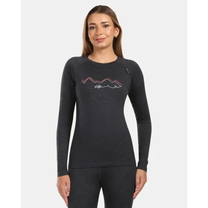 Bluza Tehnica de corp KILPI Mavora Top, Negru, Femei, 38