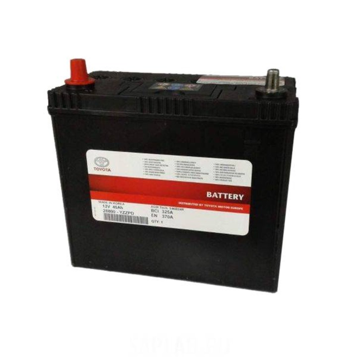Акумулатор за кола Toyota 12V 45Ah 28800-YZZPD за Rav4, Prius, Auris, Mirai, Ct200h, 2003-2020