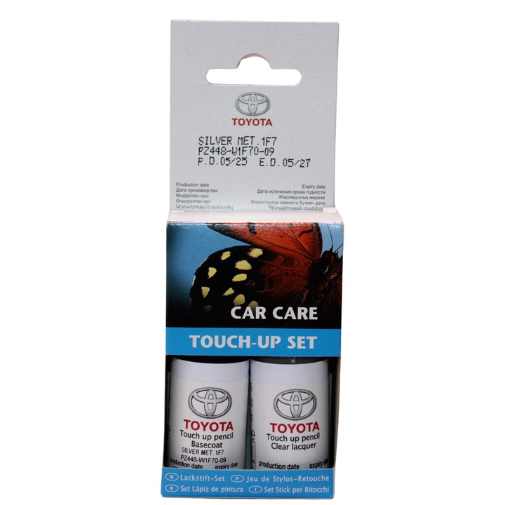 Toyota Ezüst Metál 1F7 retusáló festék, készlet, 1L