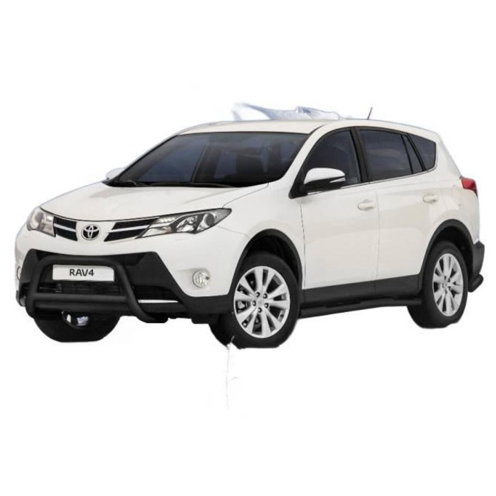 Treapta laterala Toyota Rav4, set complet, neagra, 2012-2015