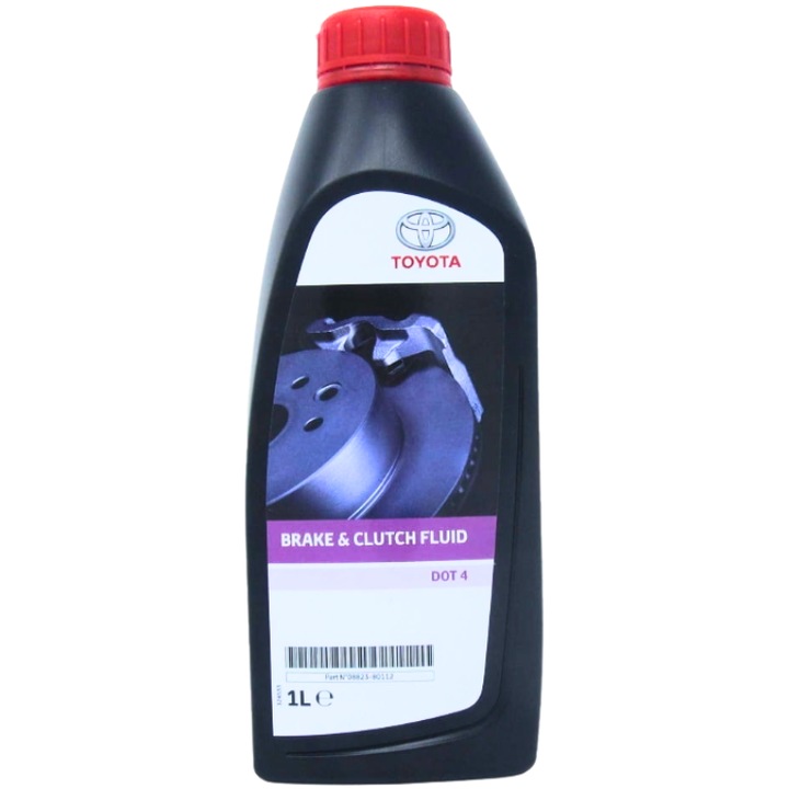 Спирачна течност Toyota DOT4 1L, оригинална, за лични автомобили