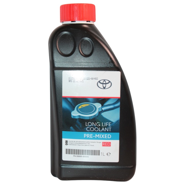 Antigel Toyota 1L rosu premixat