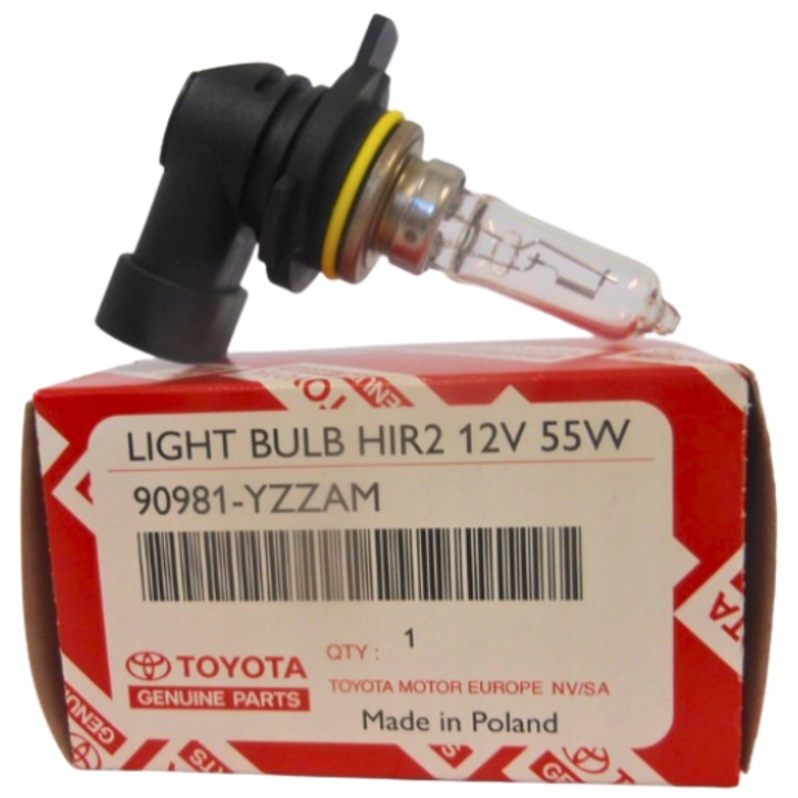 Bec halogen HIR2 Toyota, 90981-YZZAM, original, auto