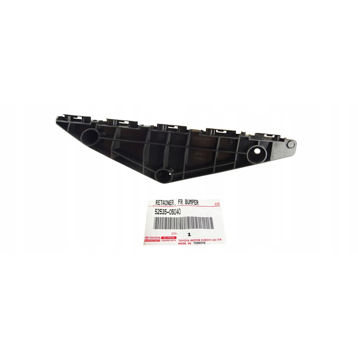 Suport glisant, prindere bara de protectie fata dreapta Toyota Avensis, original, 52535-05040, nou