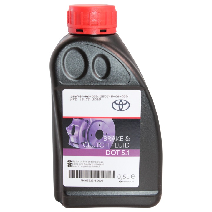 Спирачна течност Toyota DOT5.1 0.5L, оригинална, нова